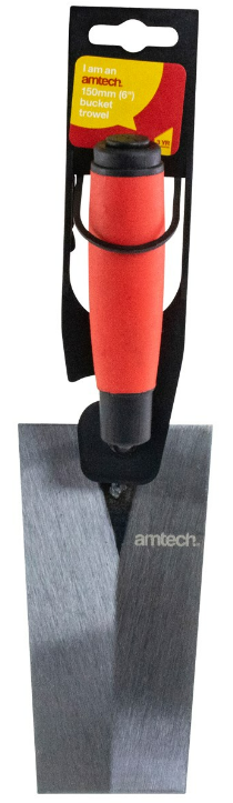 Amtech 150mm (6") Bucket trowel with soft grip