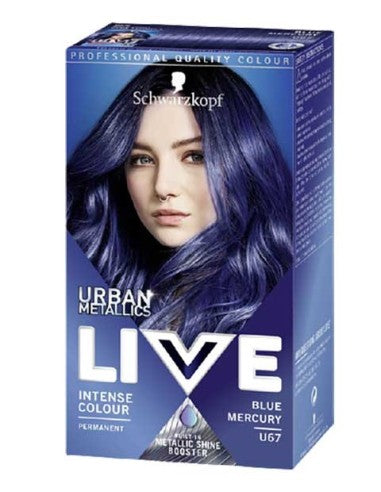 SCHWARZKOPF LIVE URBAN H/DYE BLEU MERCURE U67