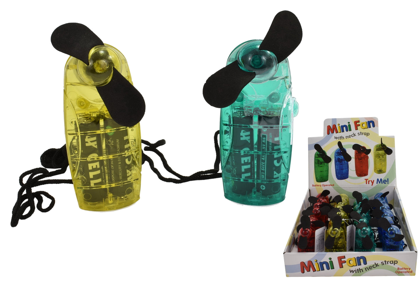 Les derniers ventilateurs transparents B/O colorés – Pack varié disponible