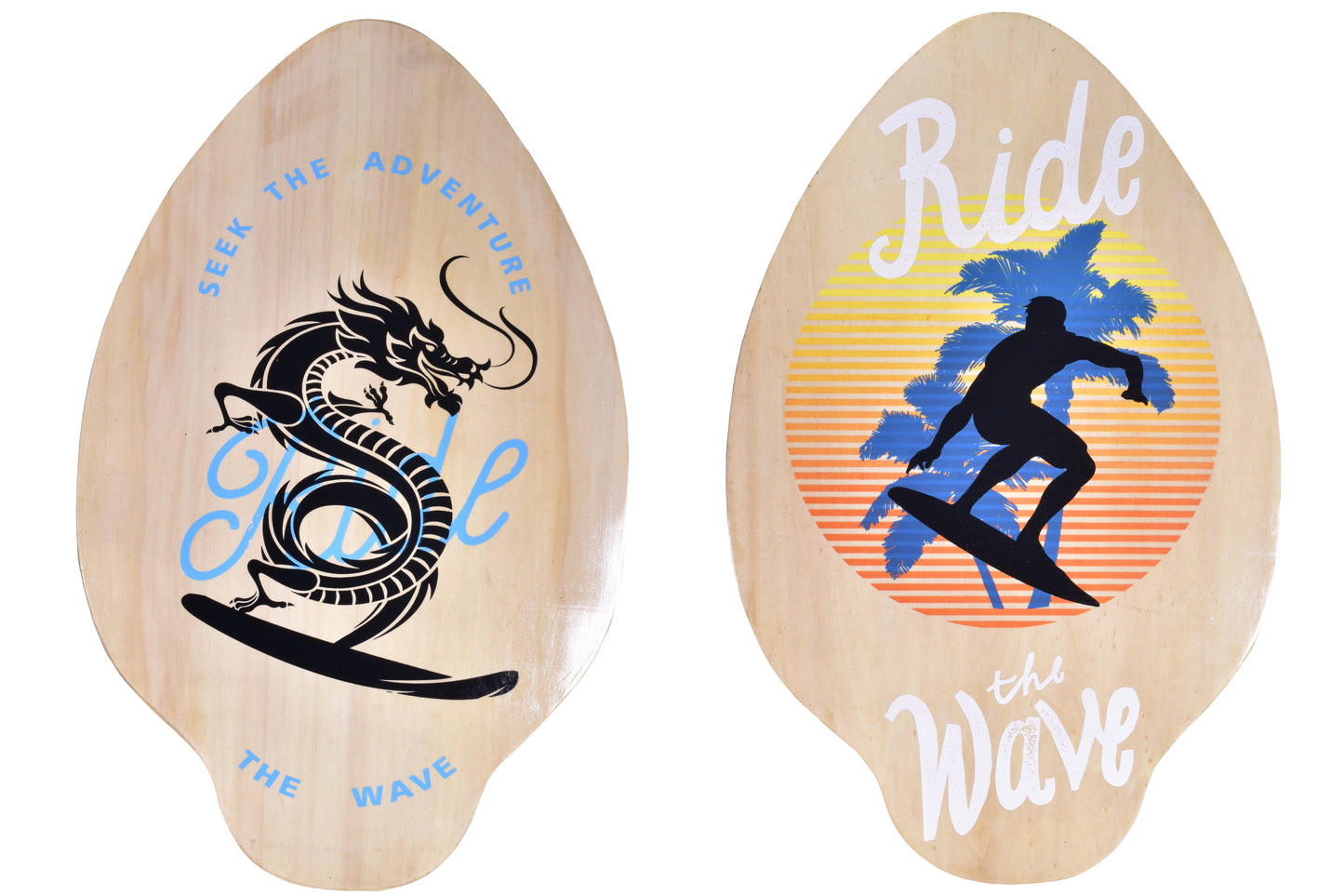 Le meilleur skimboard de 30 po avec 2 motifs assortis | Qualité supérieure