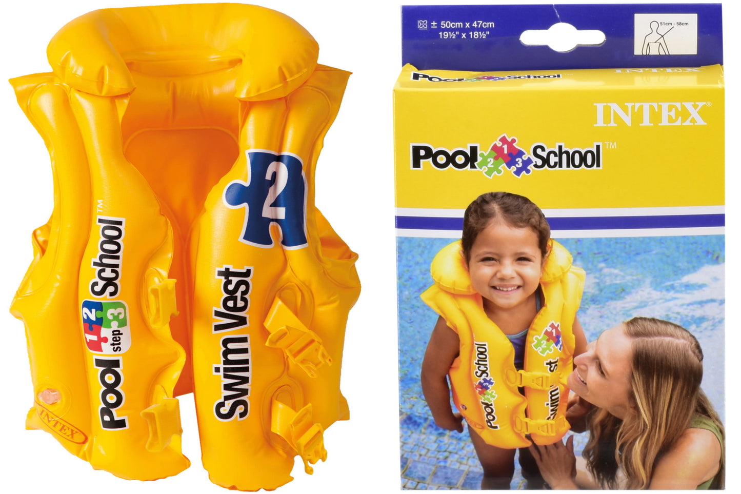 Gilet de Natation Deluxe Pool School (3-6 ans) - Maillot de Bain Sûr et Élégant pour Jeunes Nageurs