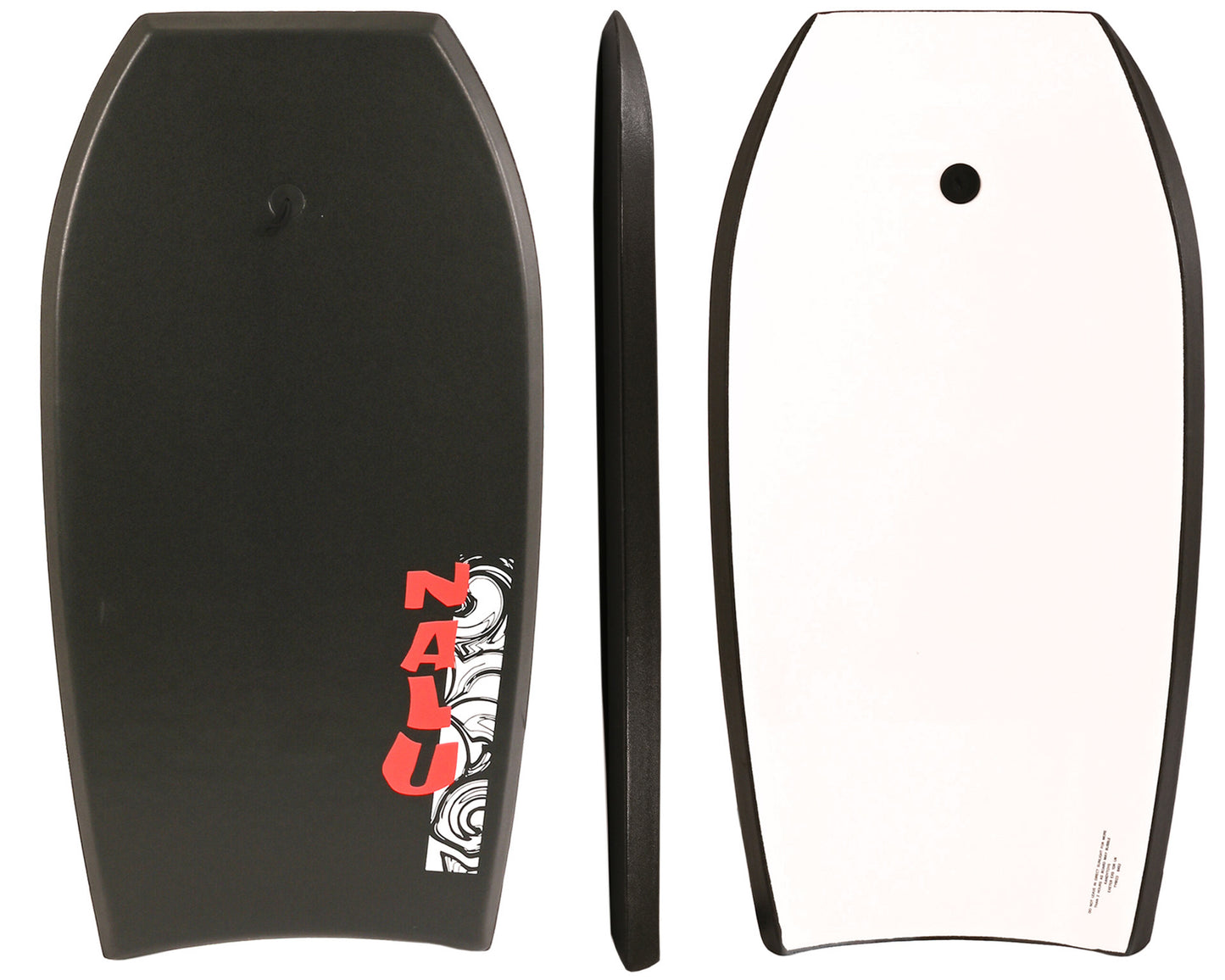Bodyboard XPE premium de 42" en noir élégant