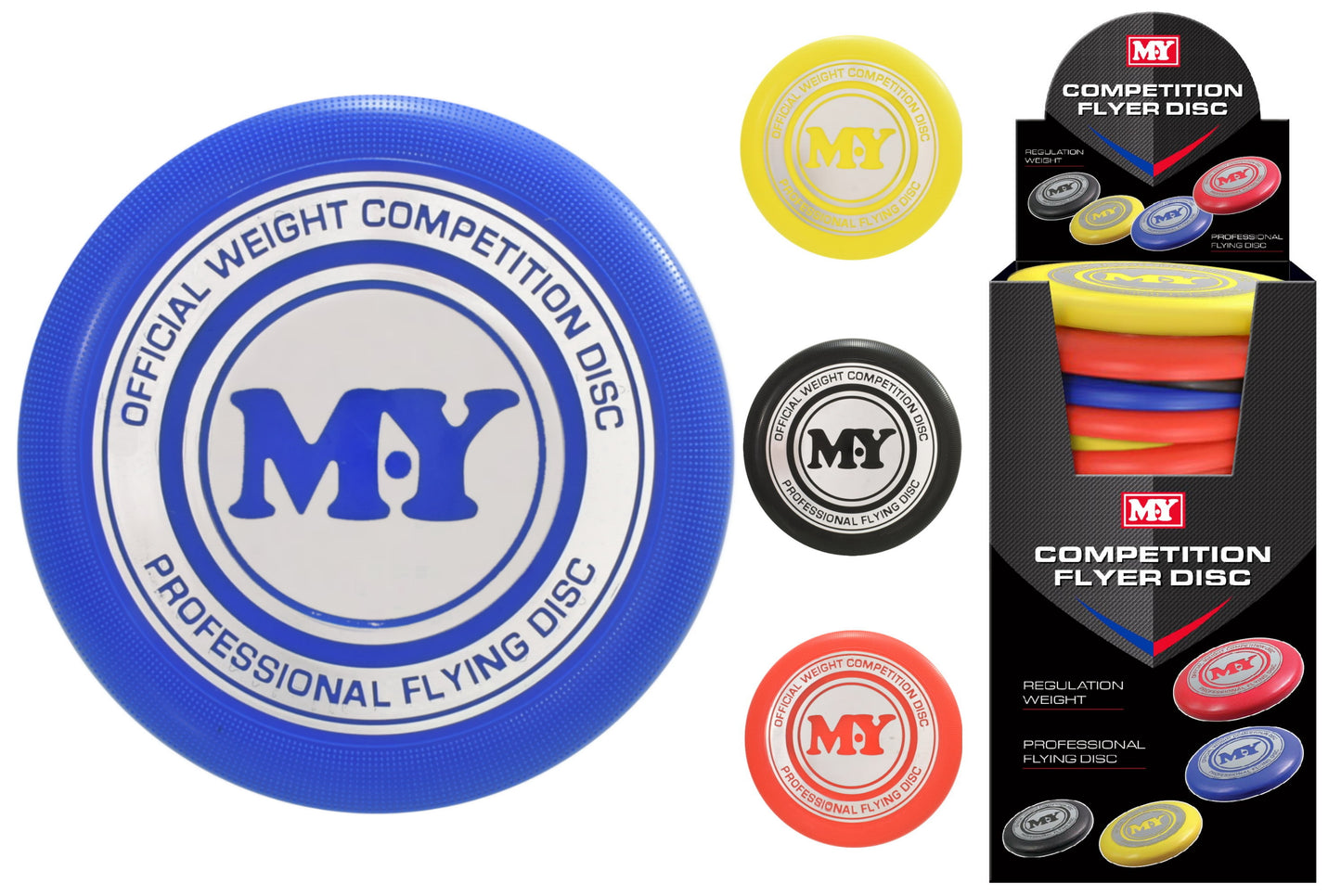 M.Y Disque Volant Professionnel 180g : Disques de Qualité Supérieure en Boîte Présentoir