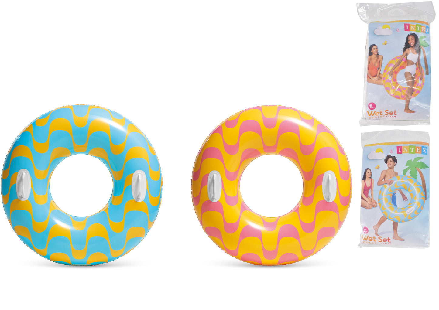 Wavy Dreams Tubes - 91 cm avec poignées | Équipement de sports nautiques amusant