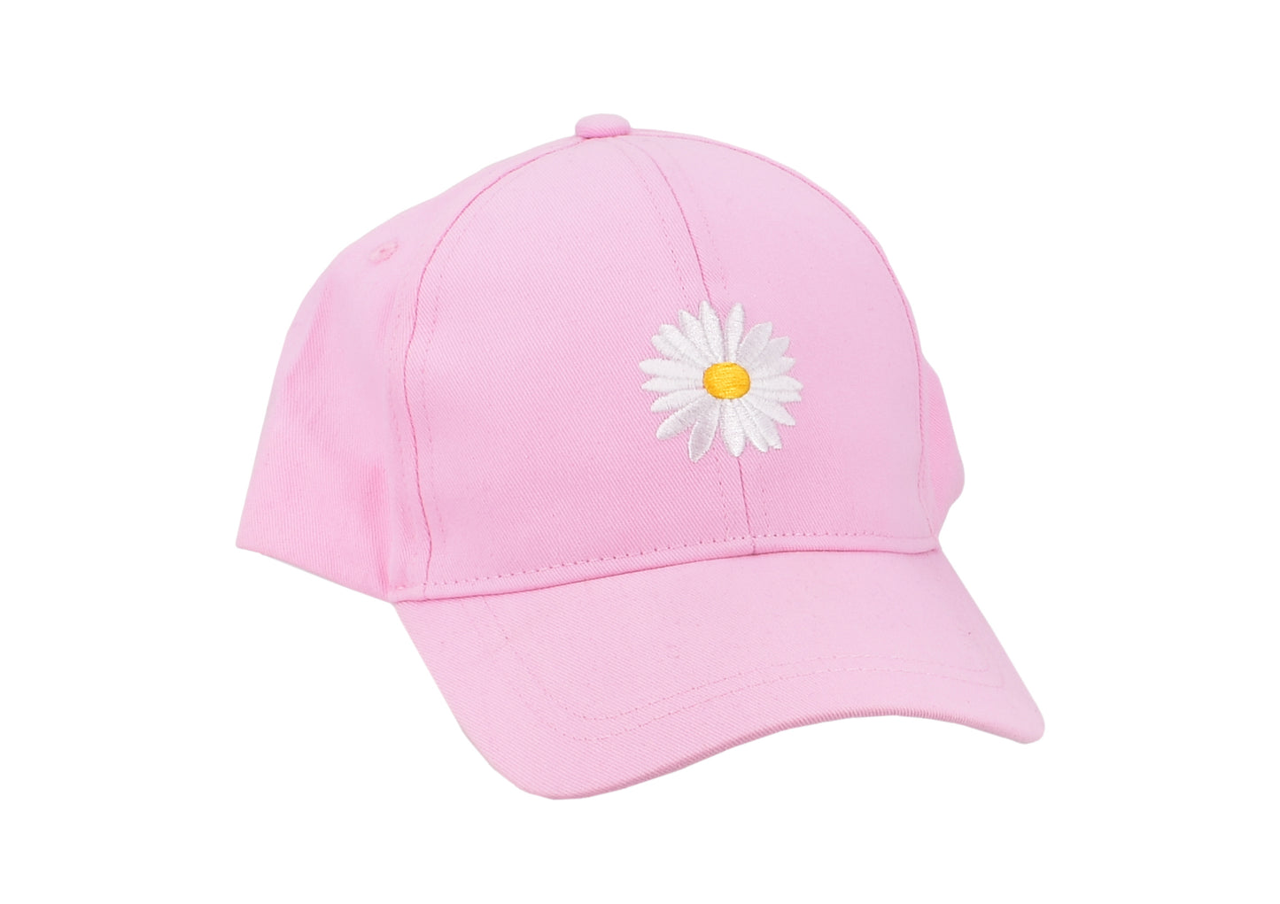Casquette de Baseball Rose Élégante avec Broderie Fleurie | 57cm