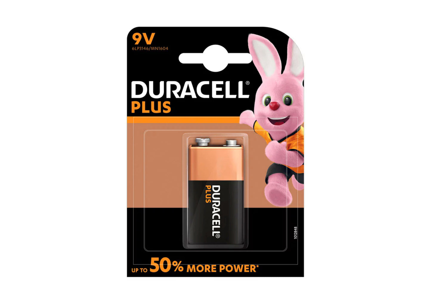 Pile 9V Duracell Plus longue durée pour une alimentation fiable