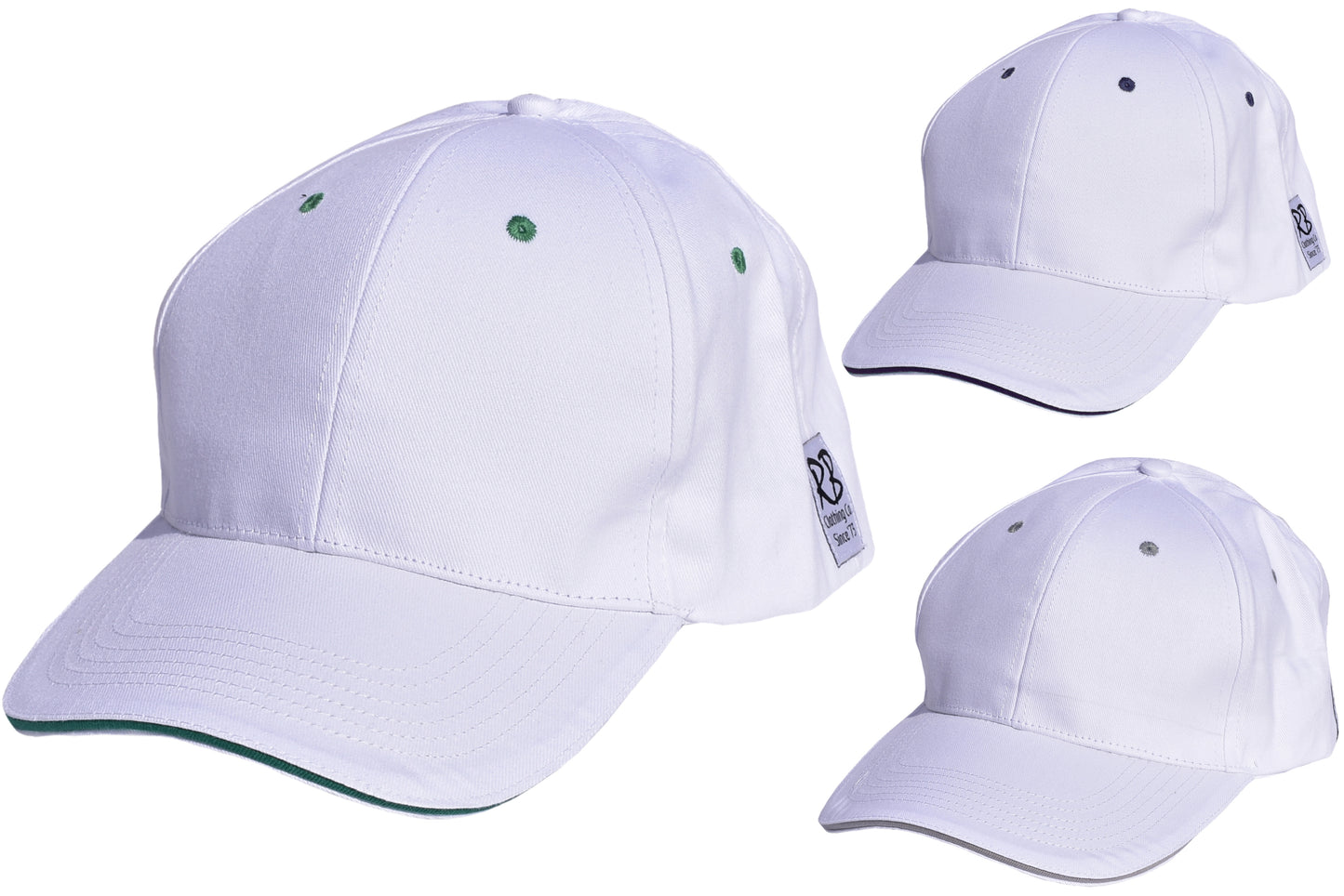 Stylish White Baseball Cap 58cm | Available in 3 Assorted Colors