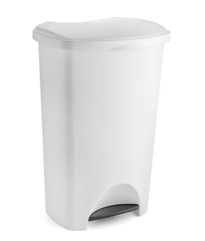 Addis Pedal Bin White - 50 Ltr -