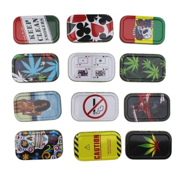 Small Printed Design Metal Tins- Assorted Designs