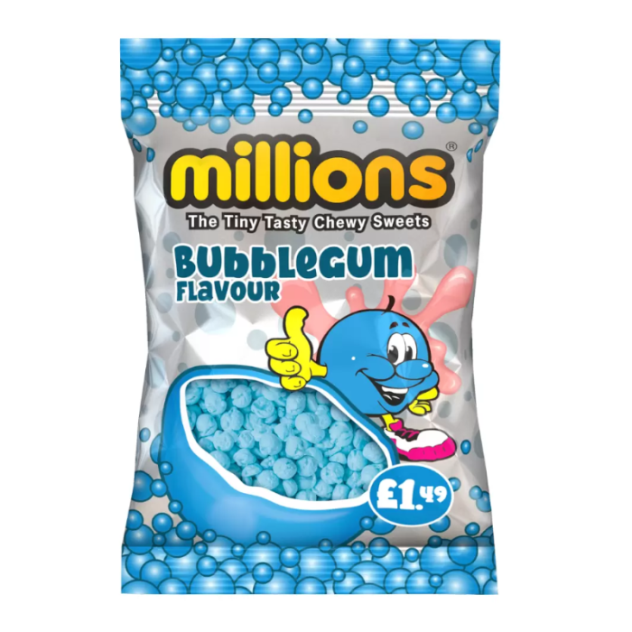 Millions Bag Bubblegum 110g