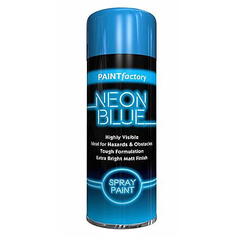 Peinture aérosol PF bleu néon 200 ml -