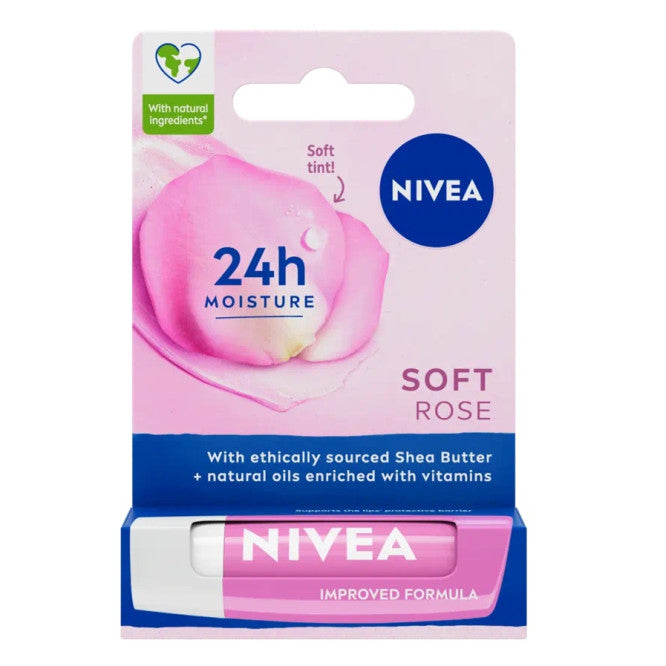 NIVEA LIP CARE SOFT ROSE 5ML
