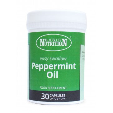 Basic Nutrition Huile de Menthe Poivrée 50 mg 30 gélules