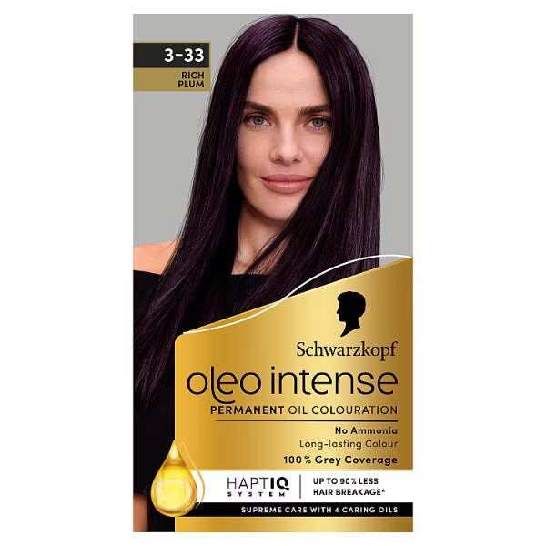 Coloration Permanente Schwarzkopf Oleo Intense Prune Intense 3-33