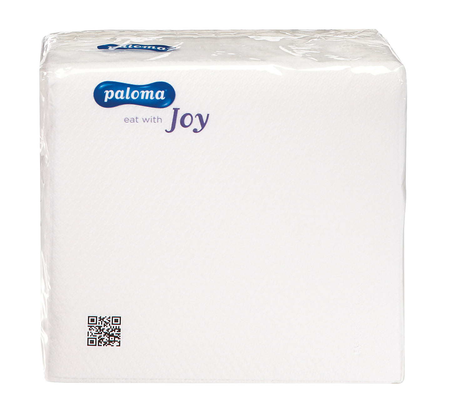 Serviette Paloma 100 unités 1 épaisseur 30x30cm Blanc