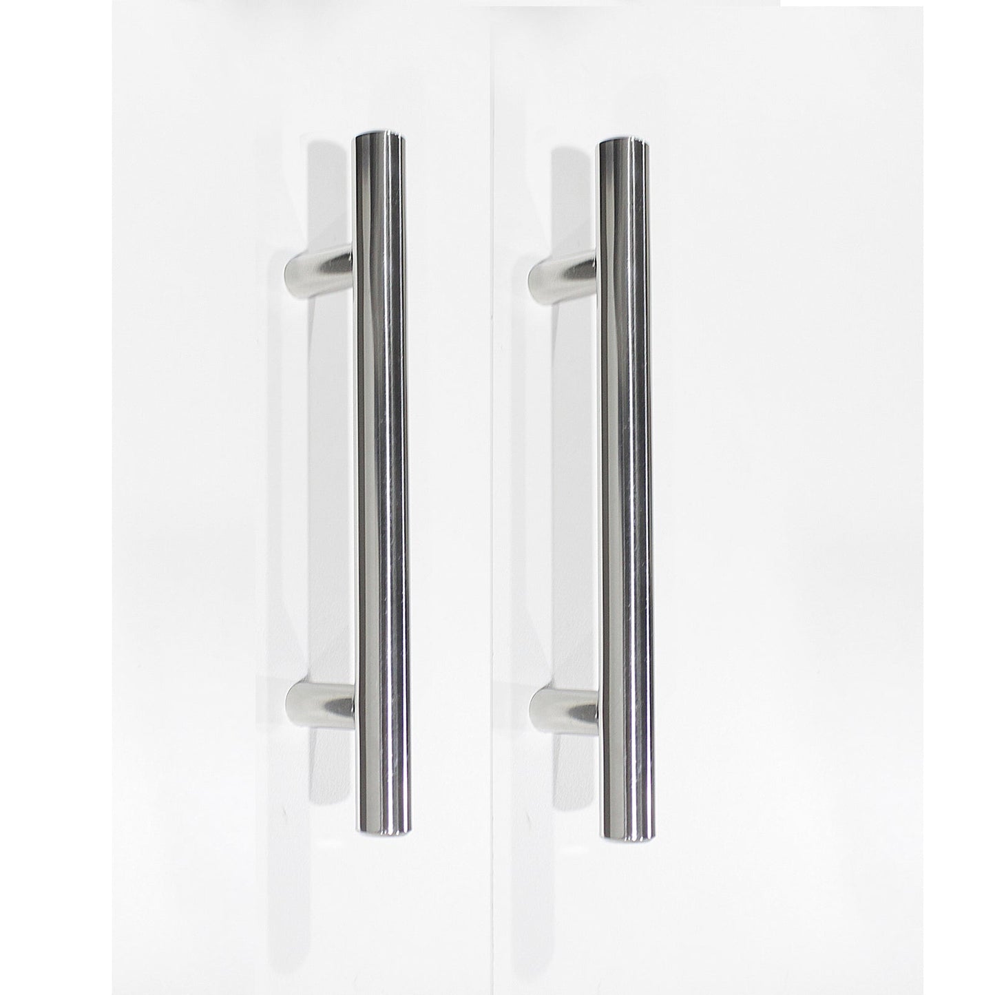 Handle 'T' Bar Style Bright Chrome 96mm