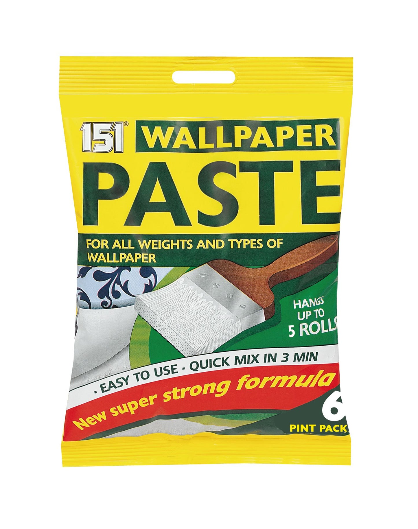 Colle à papier peint - 5 rouleaux