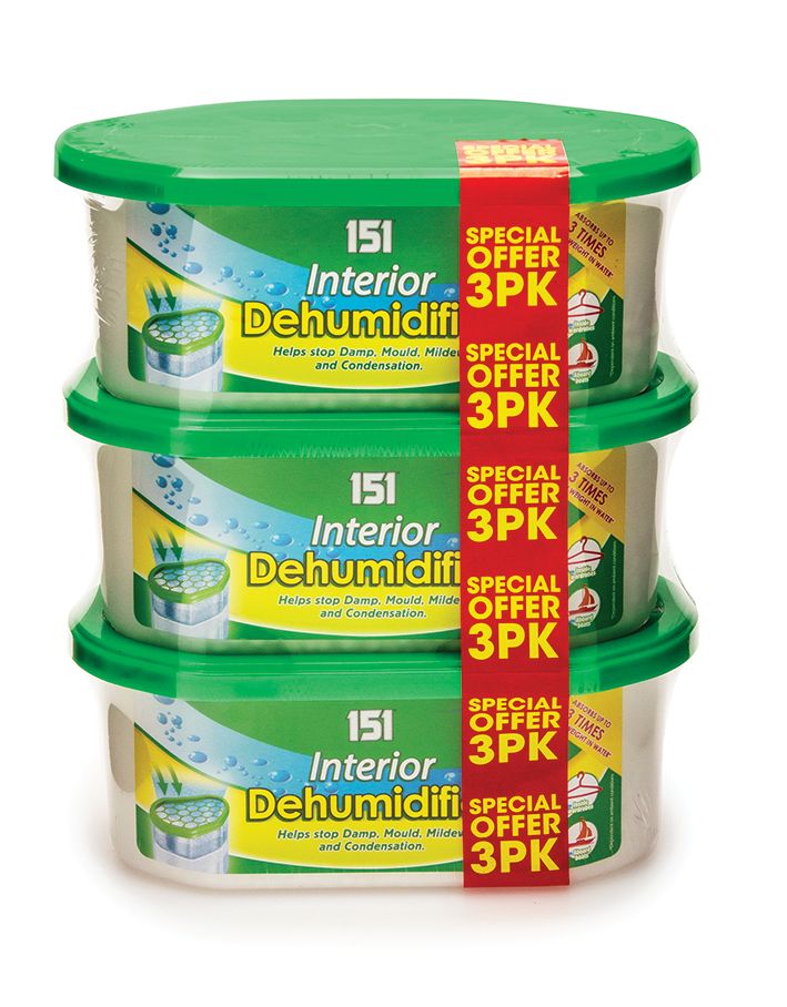 Déshumidificateur d'Intérieur 3x250ml