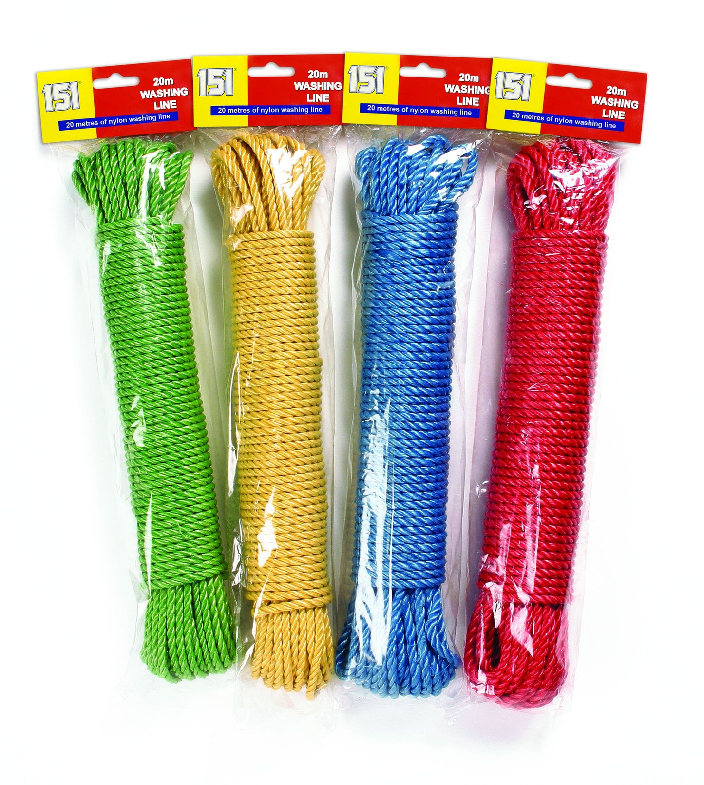 151 Nylon Washing Line 20m - Assorted Colour