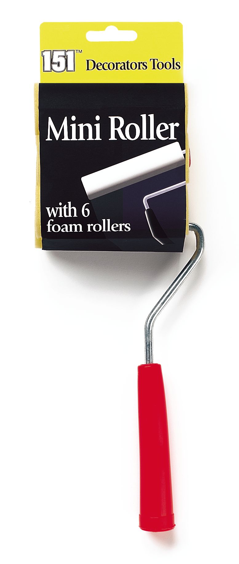 Mini-rouleau et 6 rouleaux en mousse