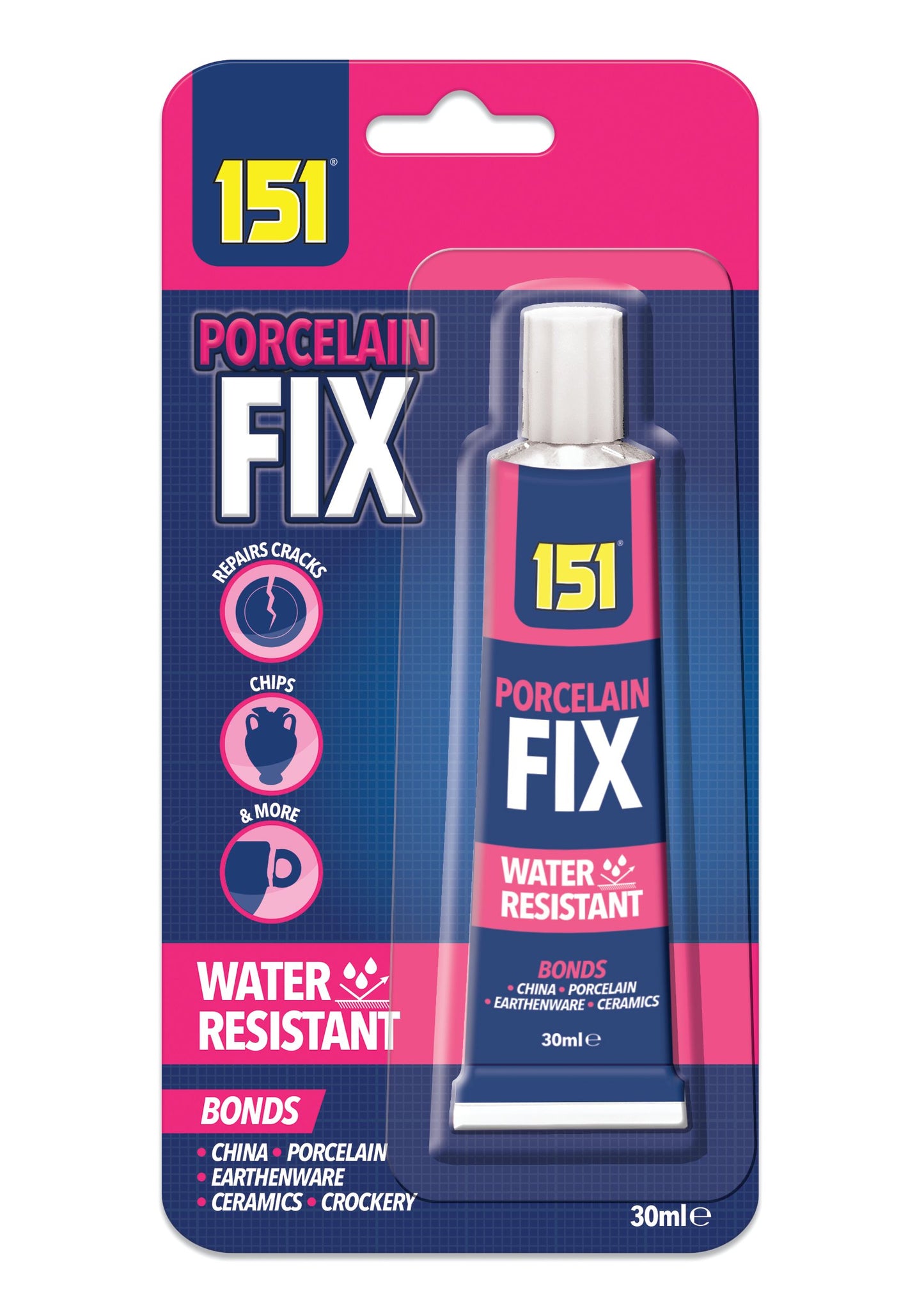 Colle de réparation porcelaine 30g