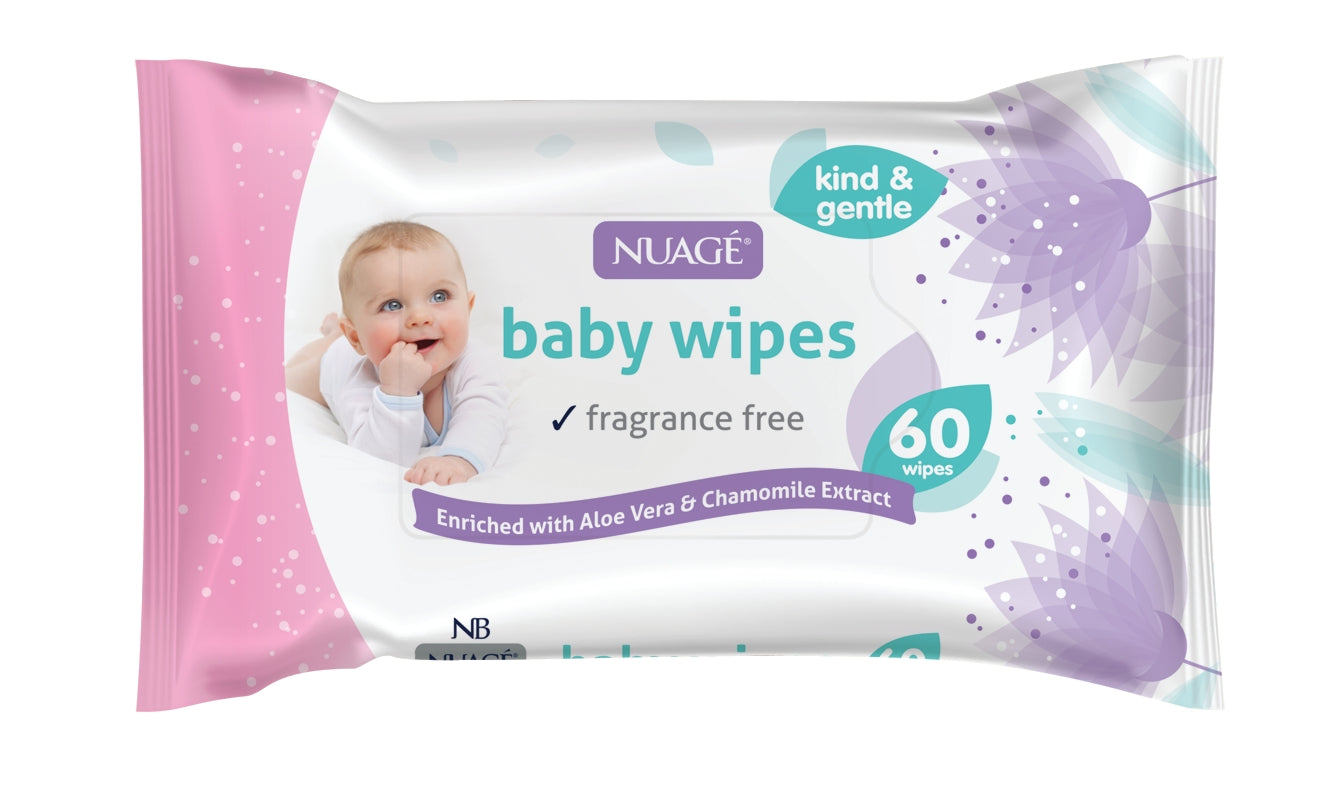 Lingettes bébé Nuage 2x60 unités