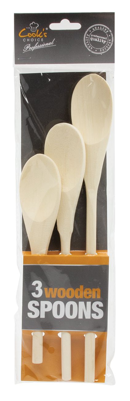 Cuillères en bois (lot de 3)