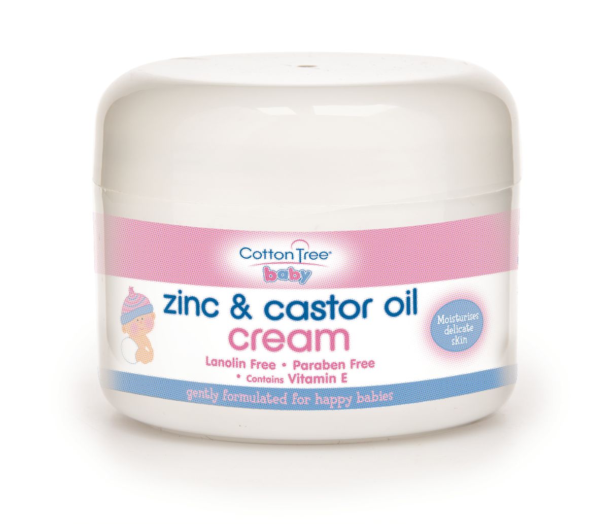 Crème au zinc et à l'huile de ricin 200 ml