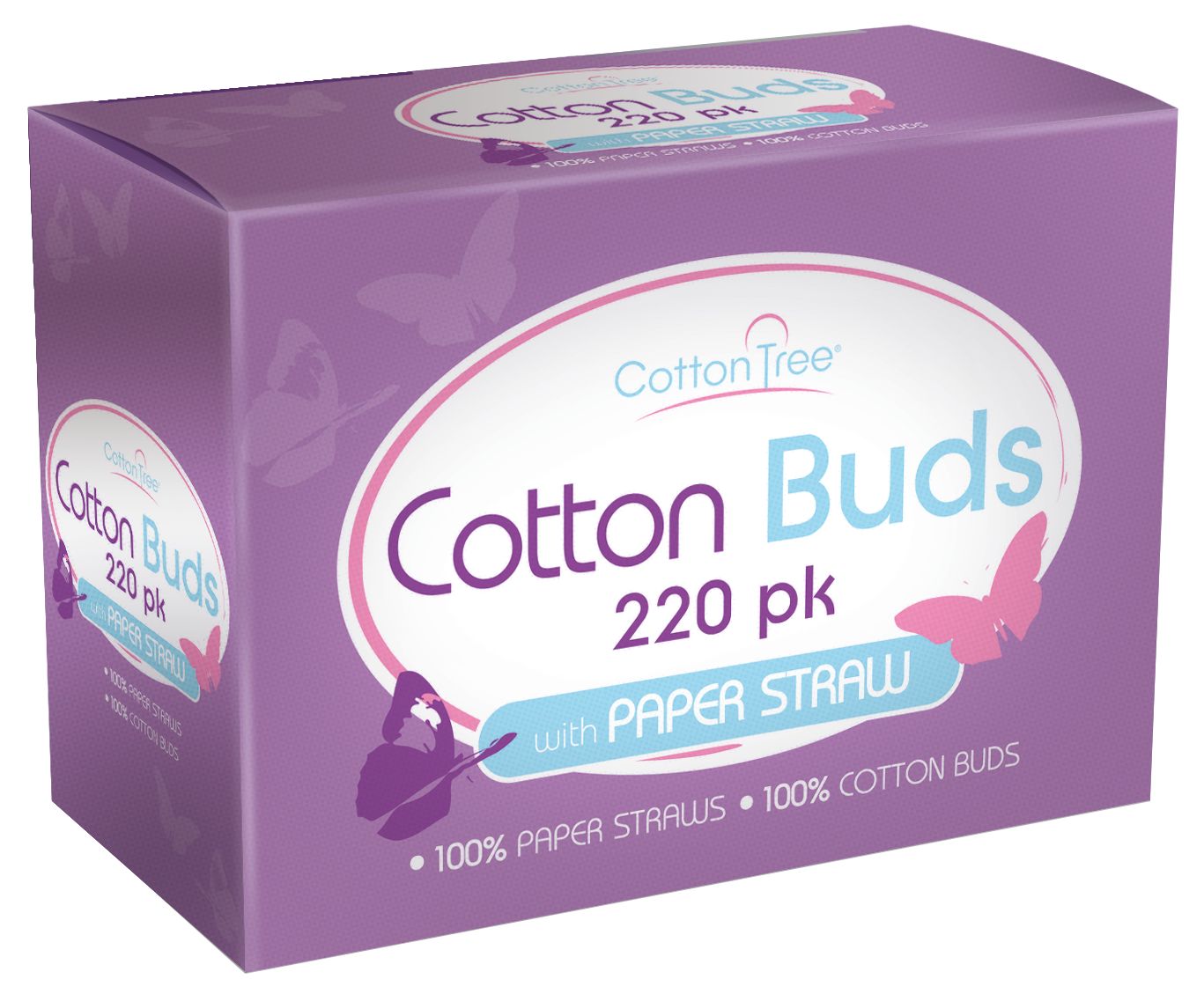 220 cotons-tiges en bâtonnet de papier