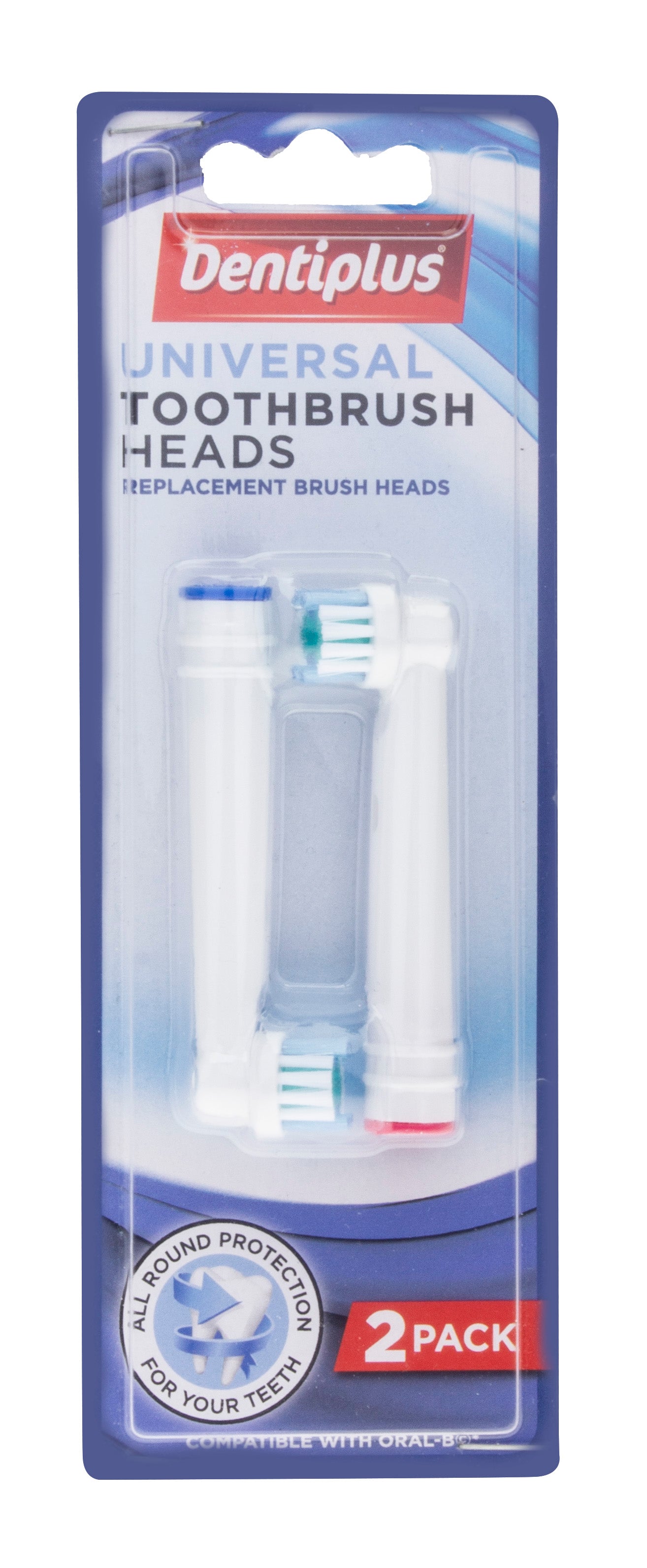 Universal Toothbrush Heads 2pk
