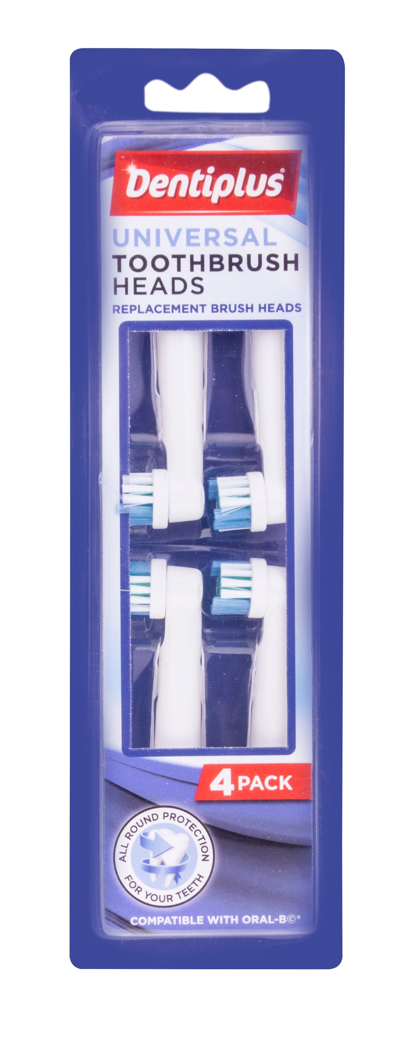 Têtes de brosse à dents universelles (paquet de 4)