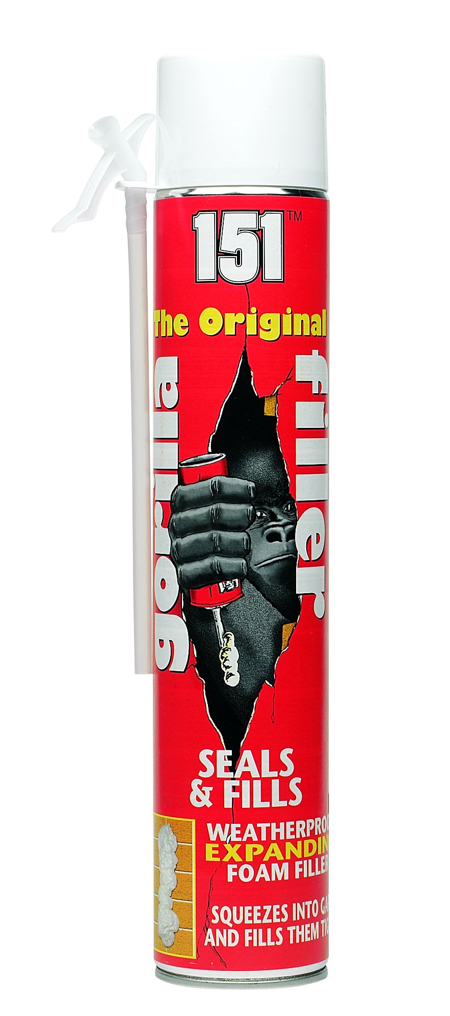 MASTIC GORILLA WEATHERPROOF MOUSSE EXPANSIVE 750 ML
