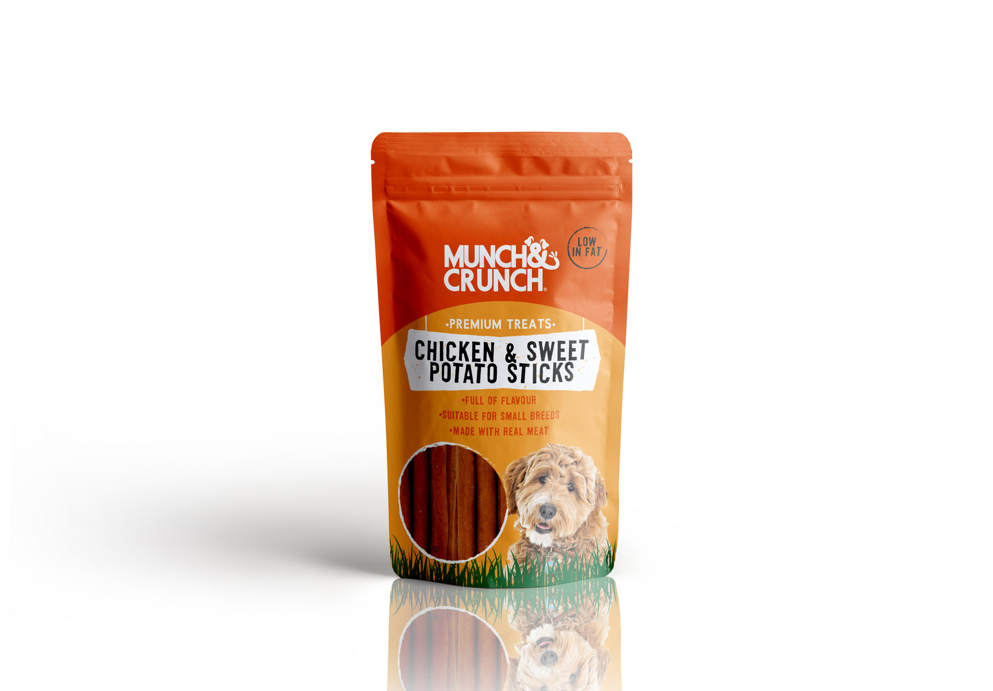 Bâtonnets de poulet et de patate douce 70g
