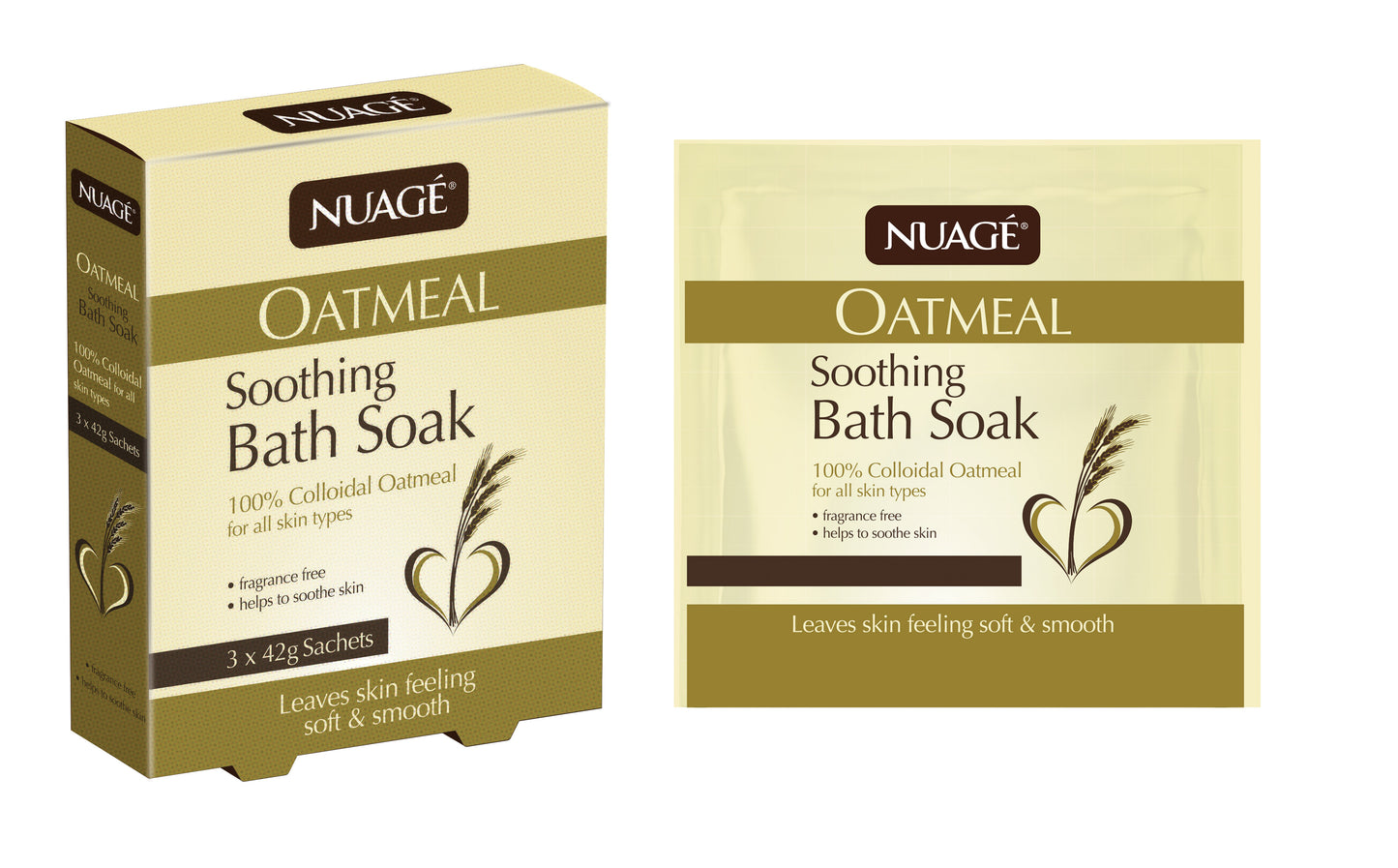 Nuage Bain Moussant Avoine 3 pqt
