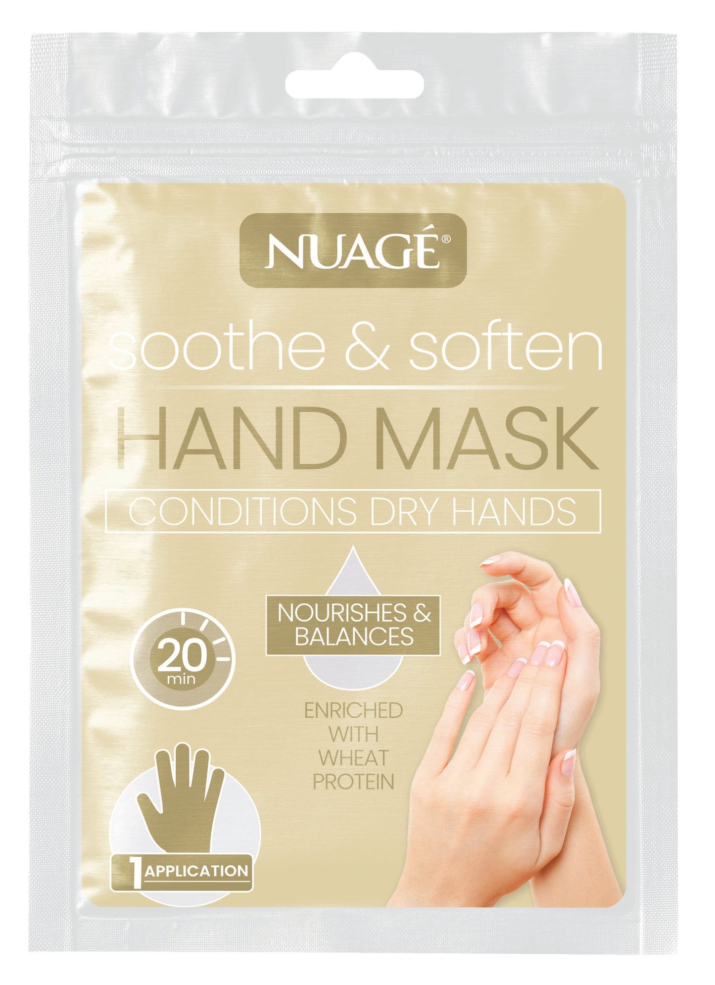 Nuage Masque Mains Lissant et Adoucissant