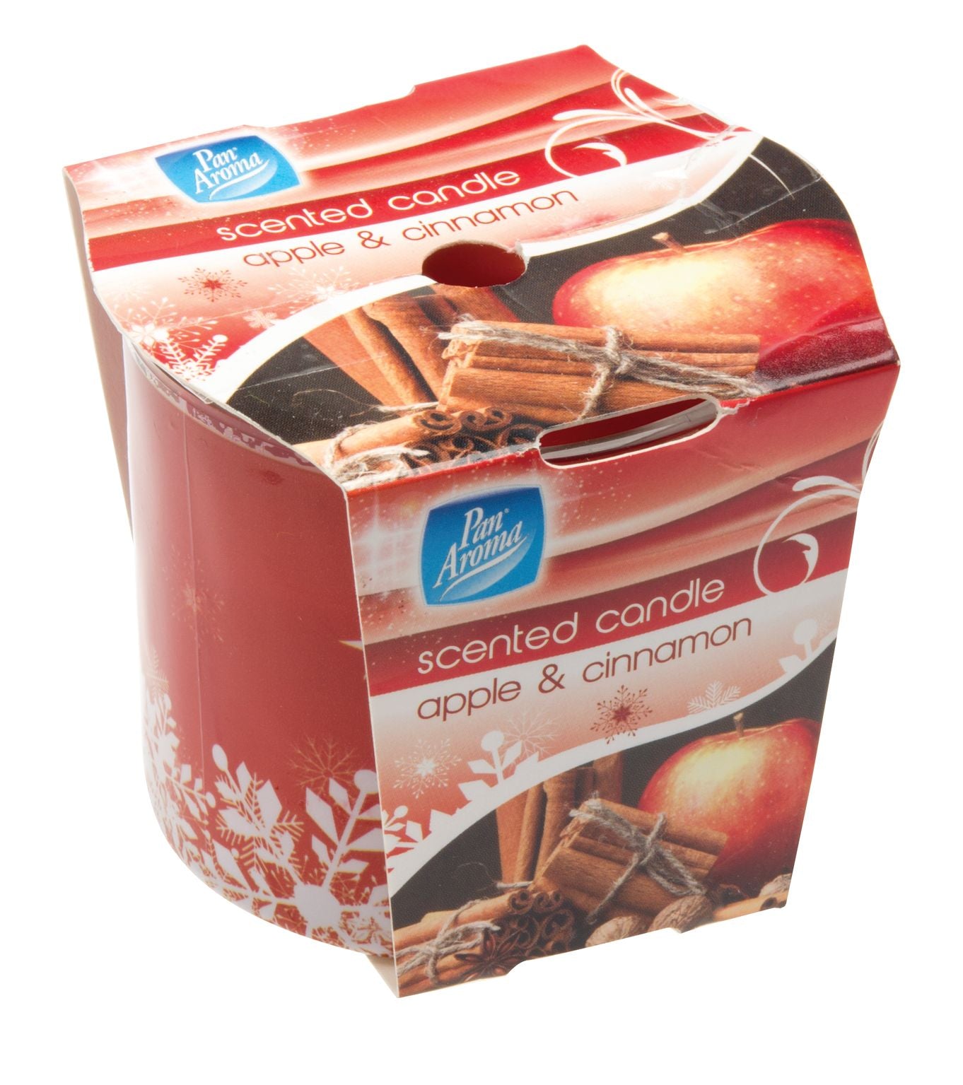Straight Edge Sleeve Wrap Candle - Apple & Cinnamon