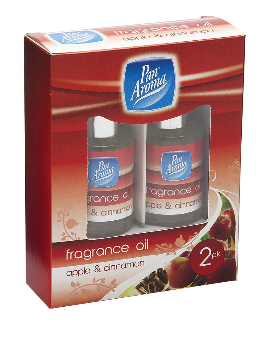 Lot de 2 huiles parfumées – Pomme et cannelle