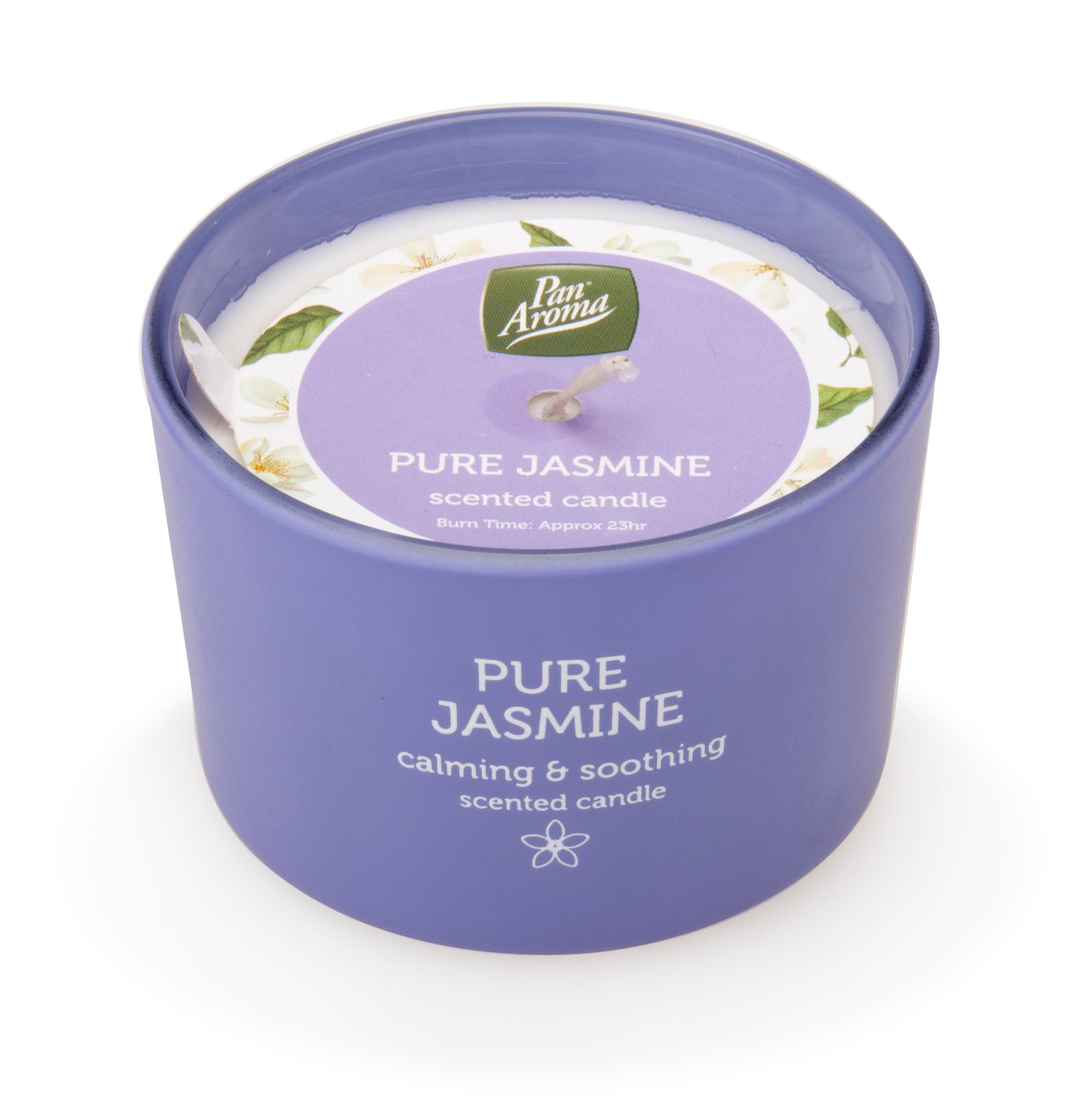 BOUGIE PAN AROMA 85G JASMIN PUR