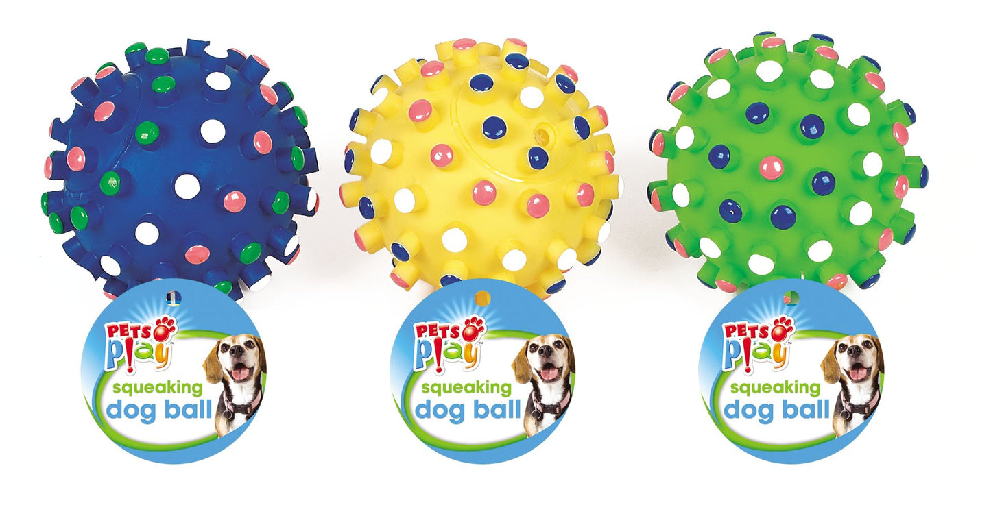 Balle couineur pour animaux assortis