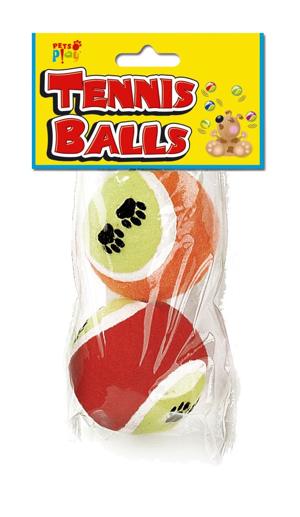 Pets Play Tennis Balls 2pk