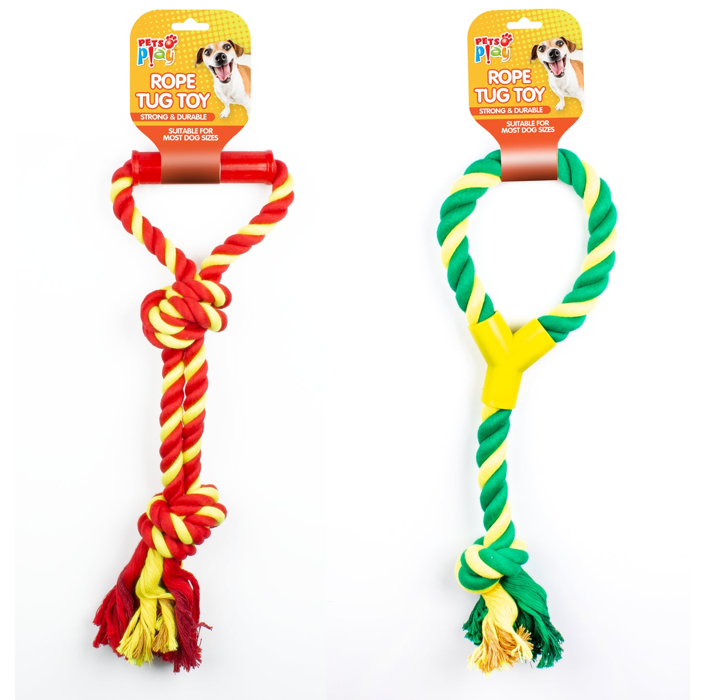 Grands jouets à tirer en corde - 2 modèles assortis