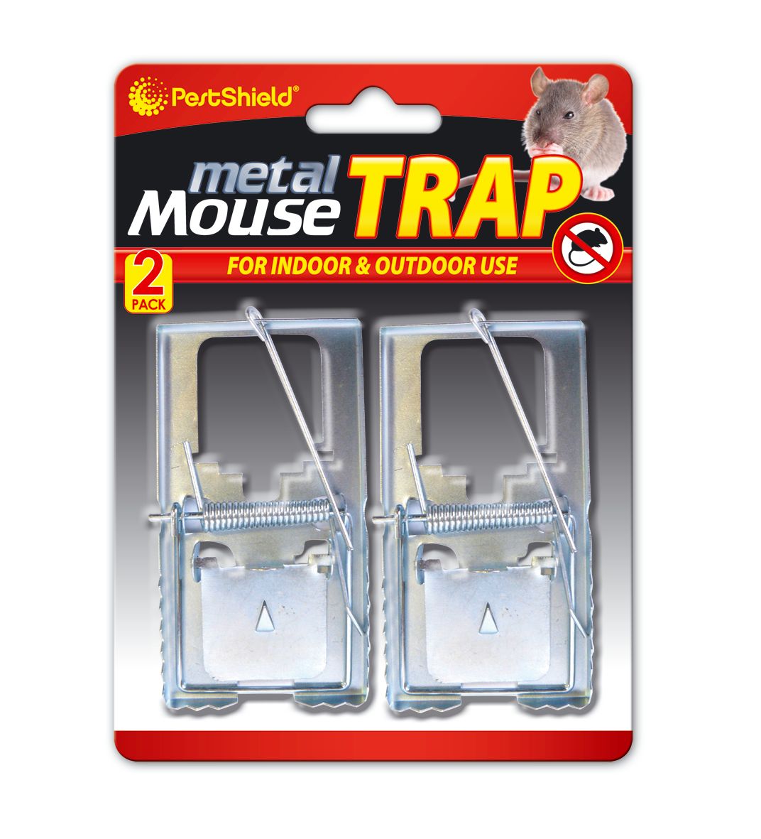 Pièges à souris en métal (lot de 2)