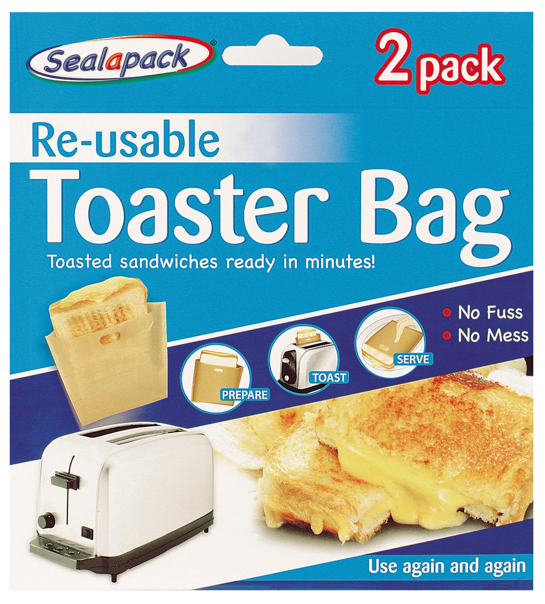 Sealapack Toaster Bags 2pk