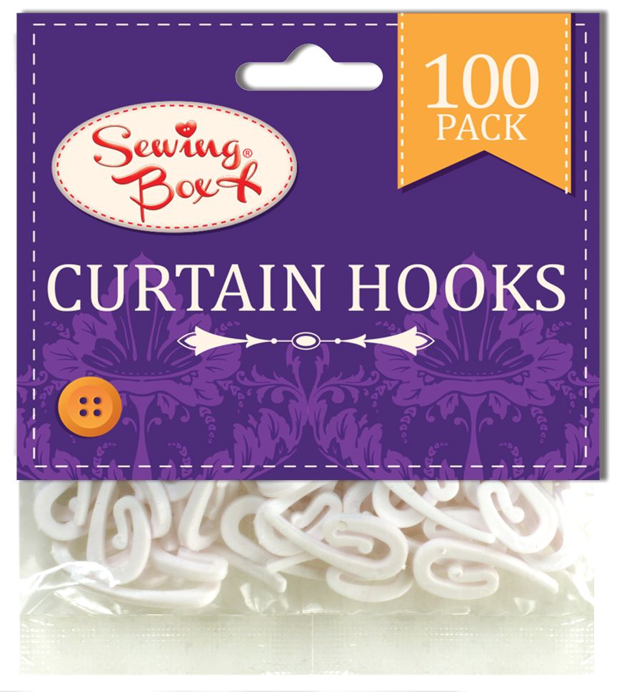 Curtain Hooks 100pk