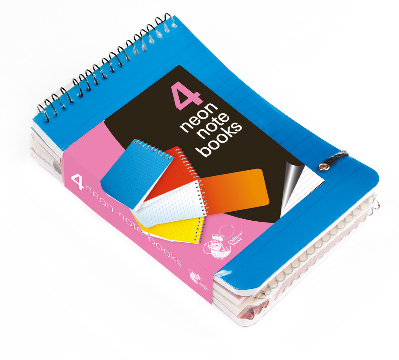 Blocs-notes fluo (lot de 4)