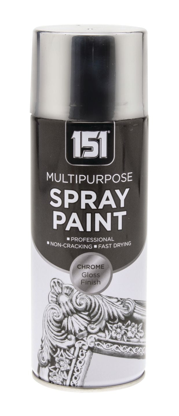 Peinture en aérosol chrome 400 ml