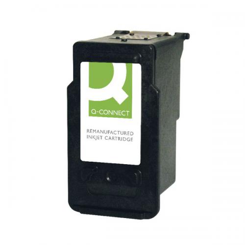 Q-Connect HP 302XL Cartouche d'encre noire F6U68AE-COMP OBF6U68AE