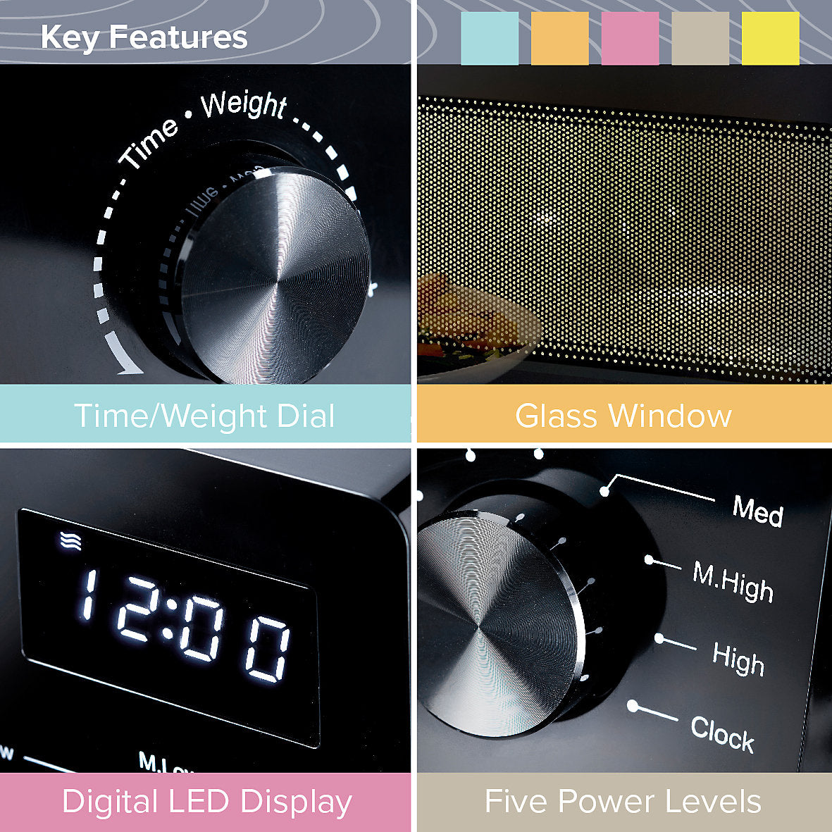 Quest 20 Litre Classic Digital Microwave