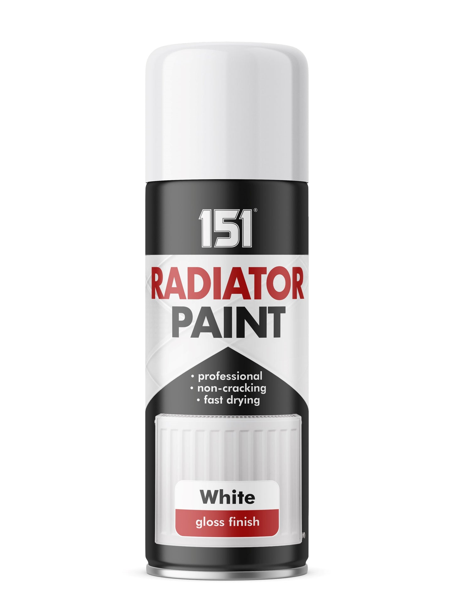 Peinture en aérosol blanche pour radiateur 151, 400 ml