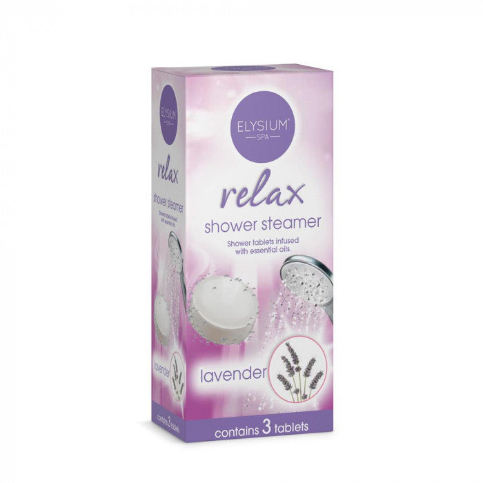 Elysium Spa Essential Oil Shower Steamers - Lavender/Relax - 3 Pack